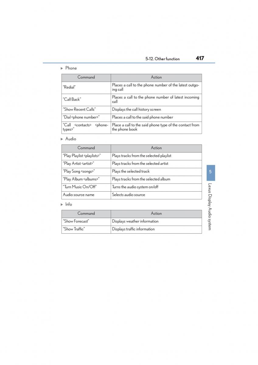 Lexus RC owners manual / page 419