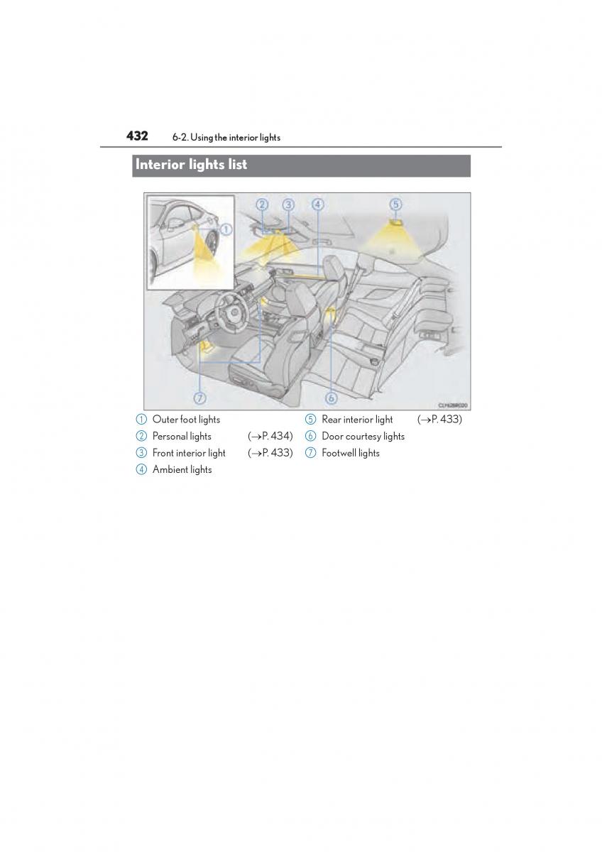 Lexus RC owners manual / page 434