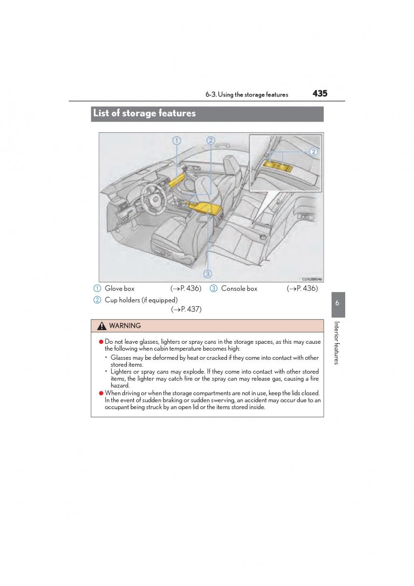 Lexus RC owners manual / page 437