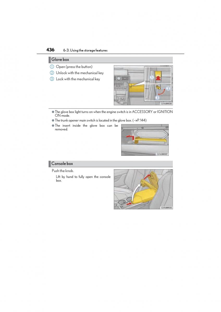 Lexus RC owners manual / page 438