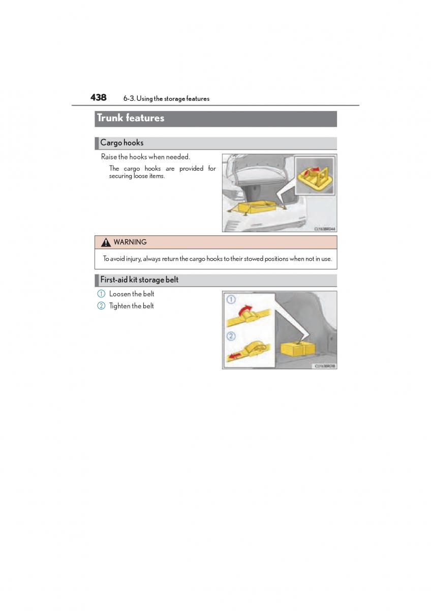 Lexus RC owners manual / page 440