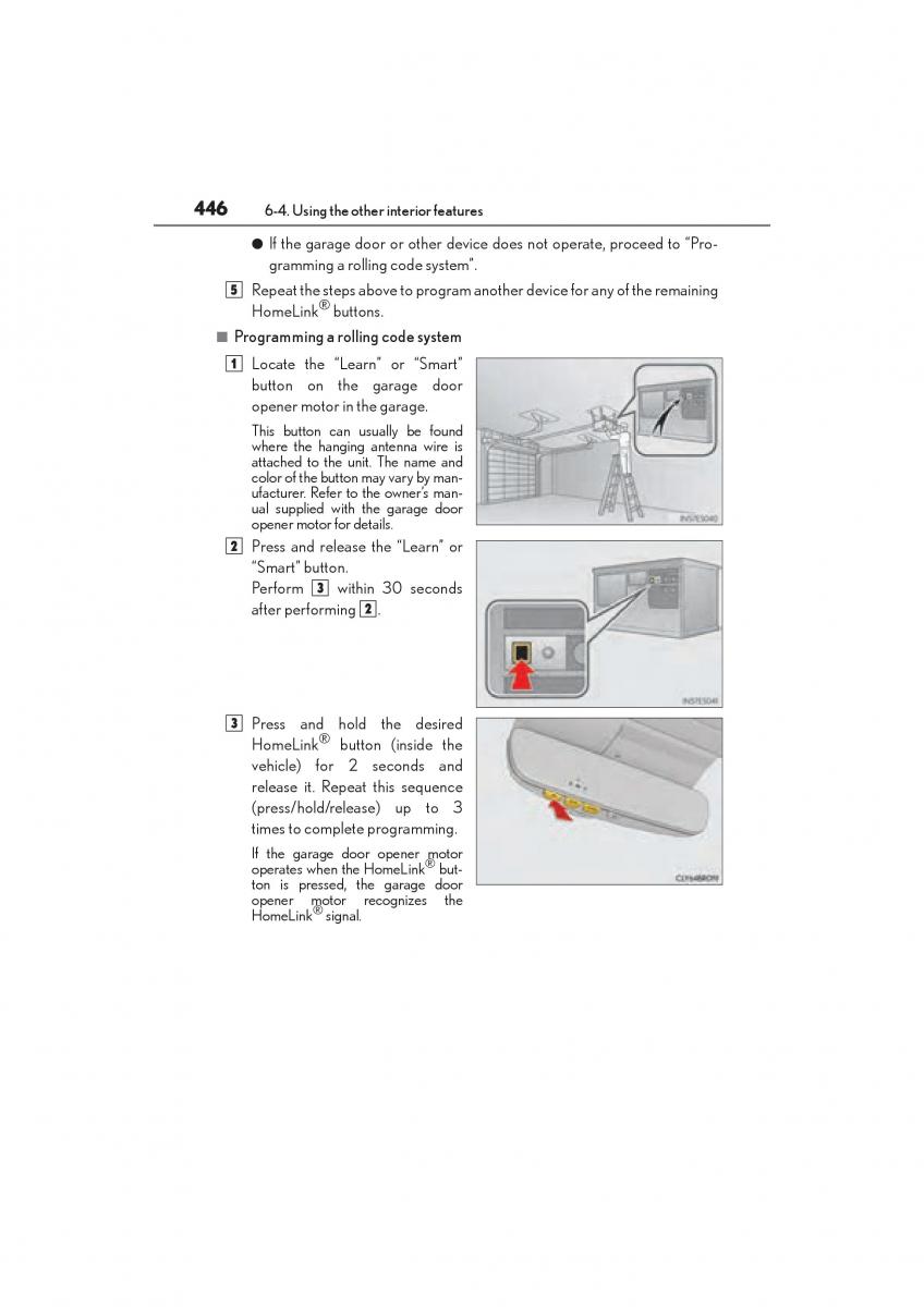 Lexus RC owners manual / page 448