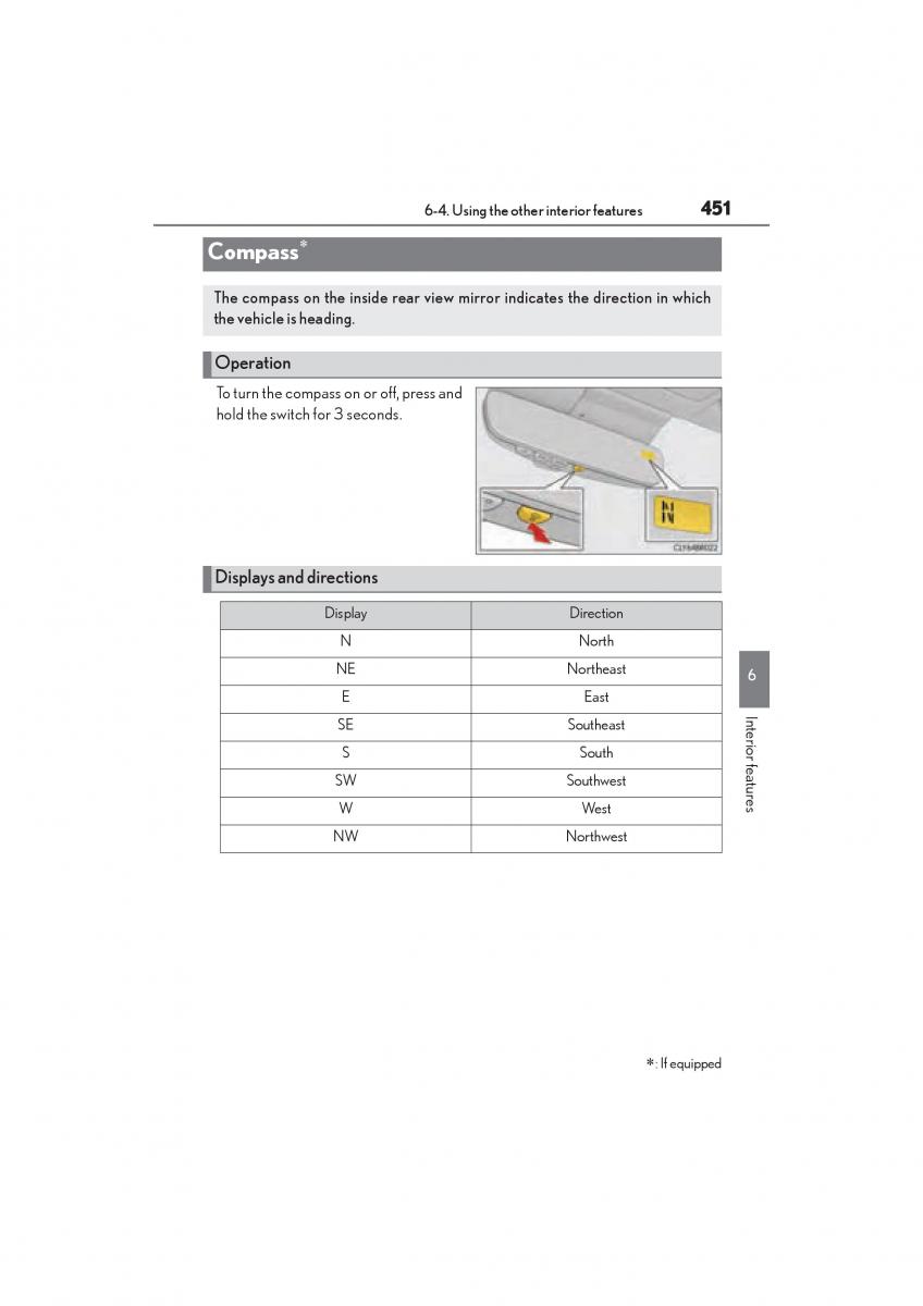 Lexus RC owners manual / page 453