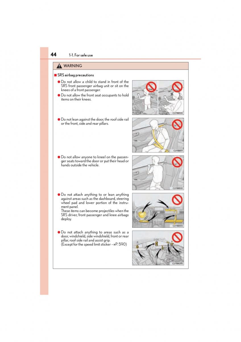 Lexus RC owners manual / page 46