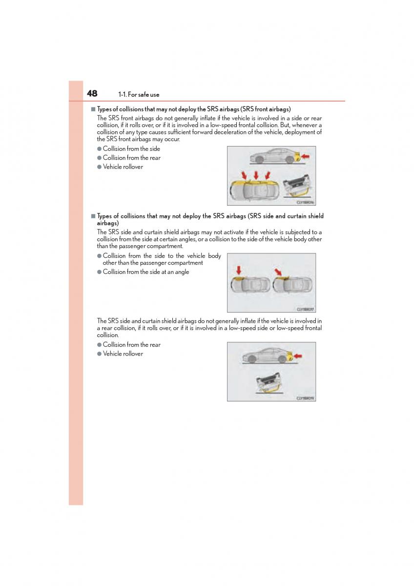 Lexus RC owners manual / page 50