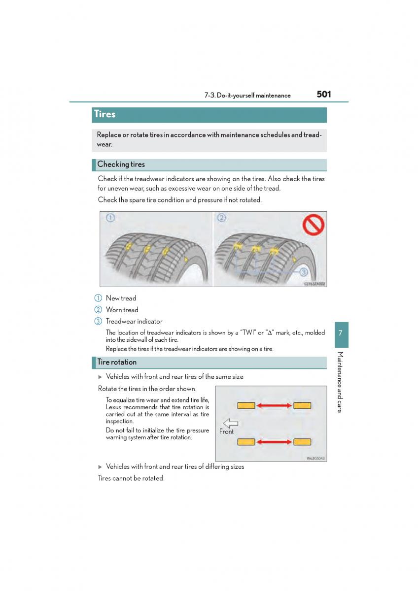 Lexus RC owners manual / page 503