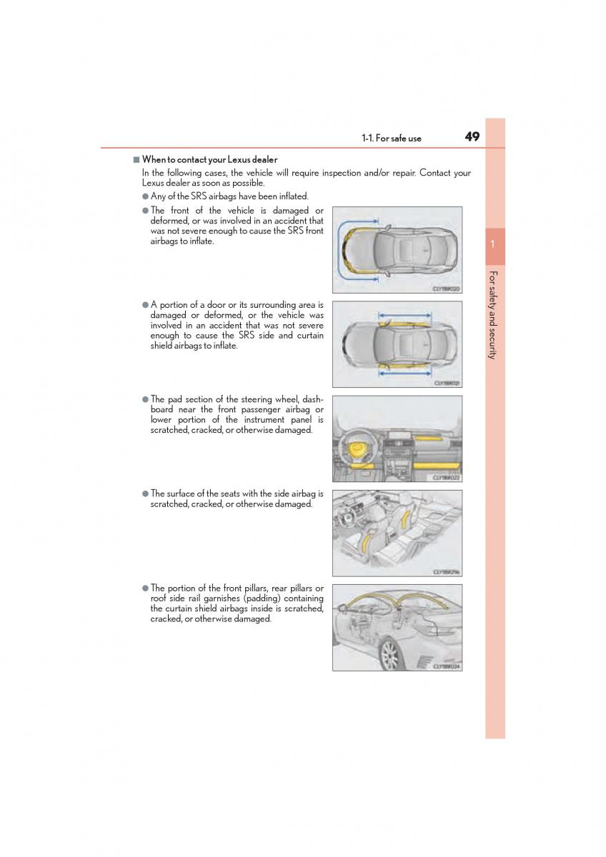 Lexus RC owners manual / page 51