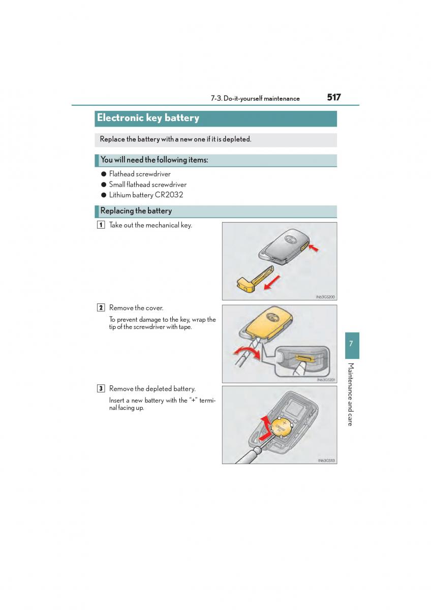 Lexus RC owners manual / page 519