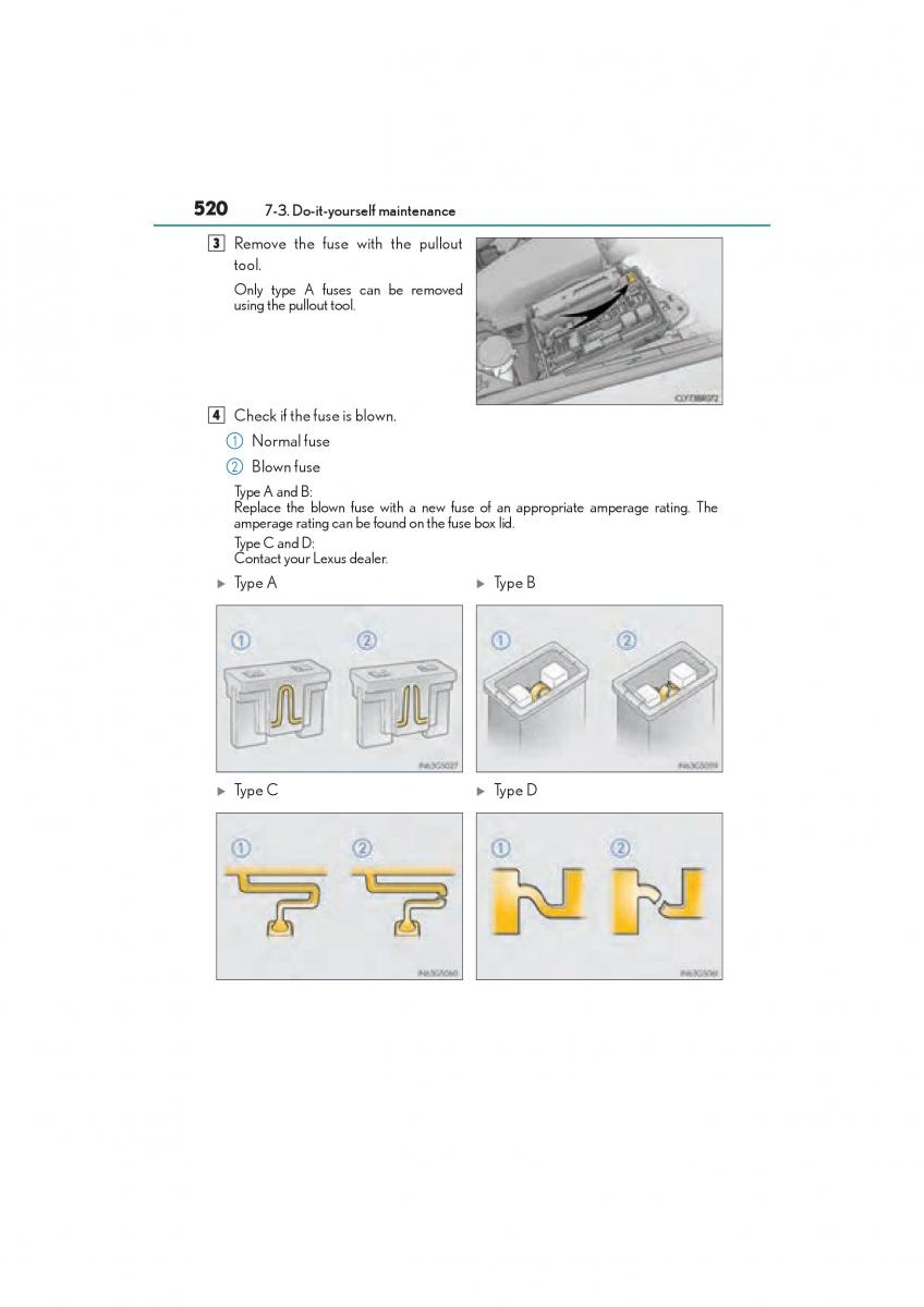 Lexus RC owners manual / page 522