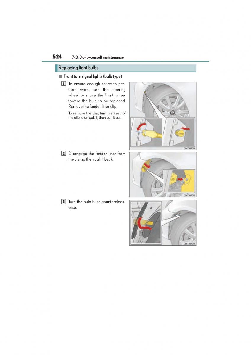 Lexus RC owners manual / page 526