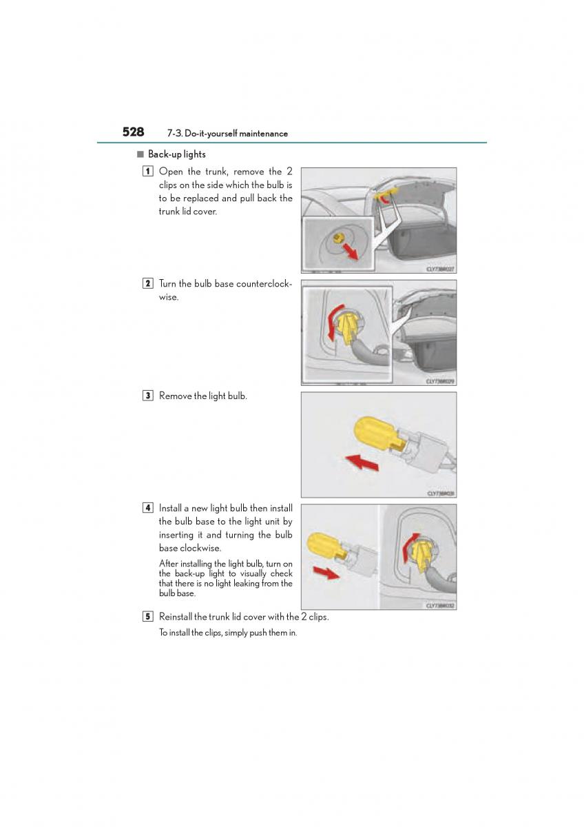 Lexus RC owners manual / page 530