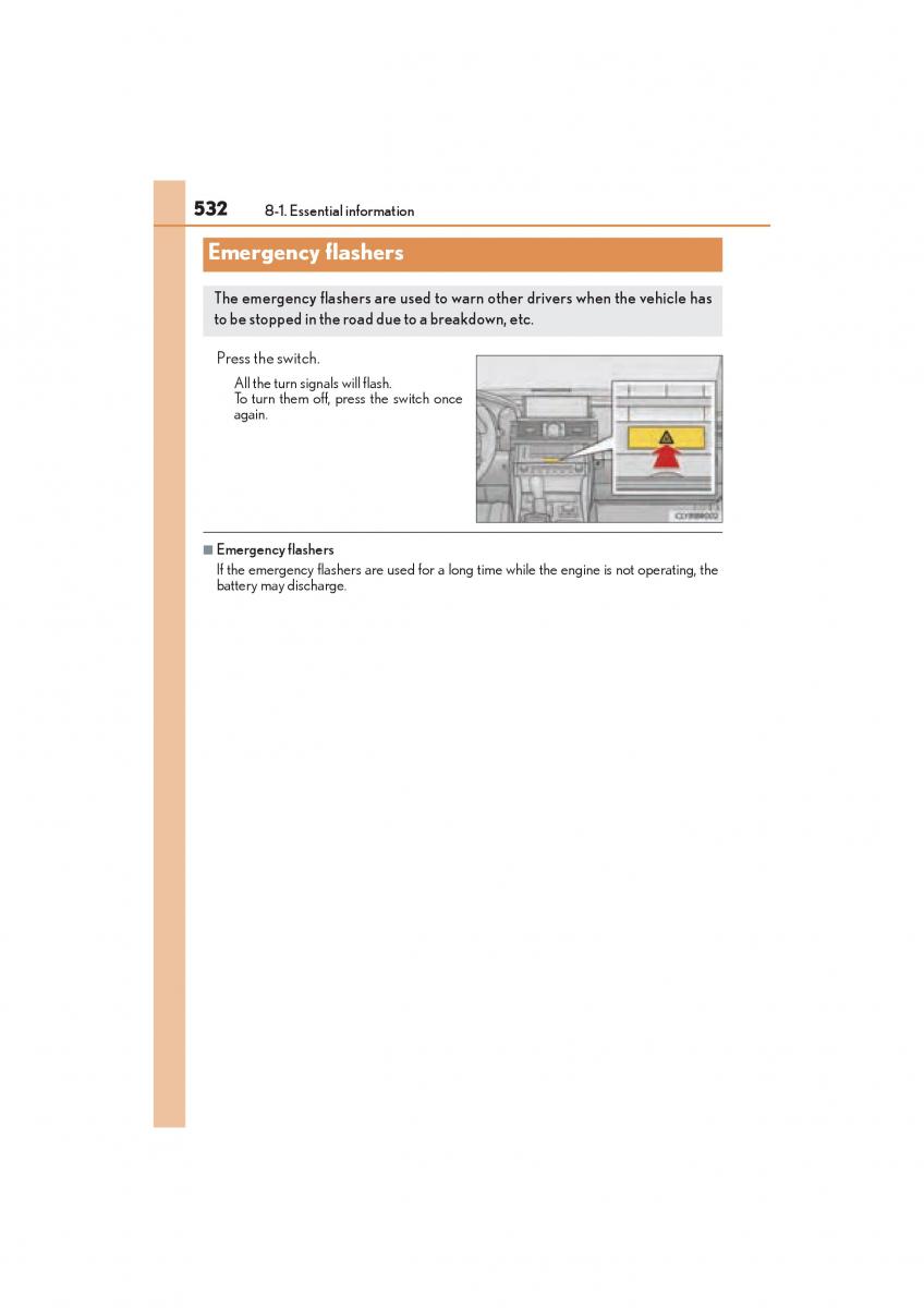 Lexus RC owners manual / page 534