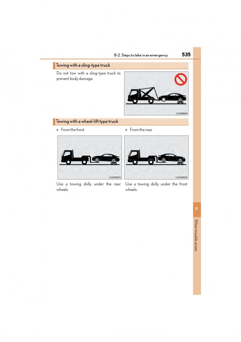 Lexus RC owners manual / page 537