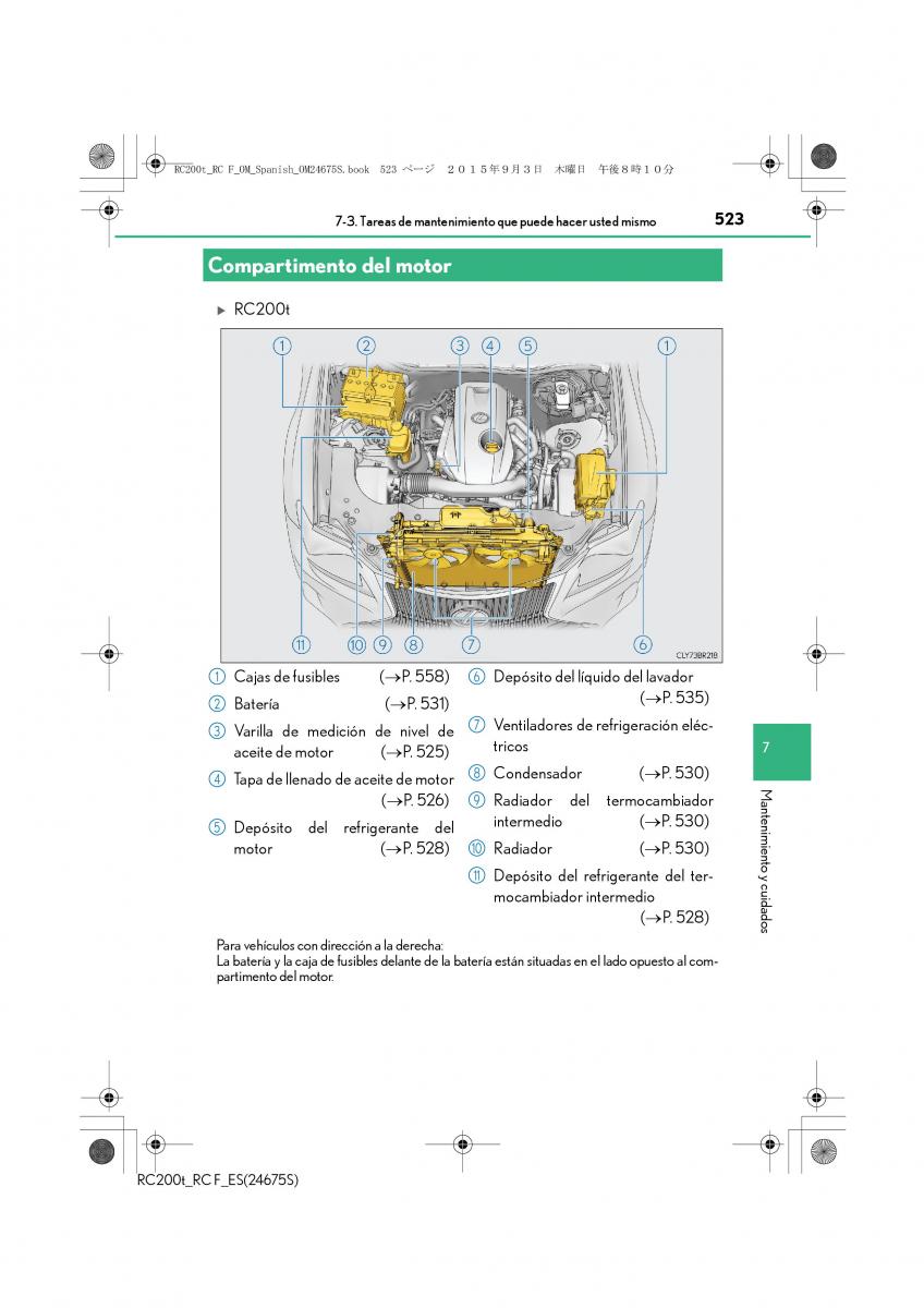 Lexus RC manual del propietario / page 523