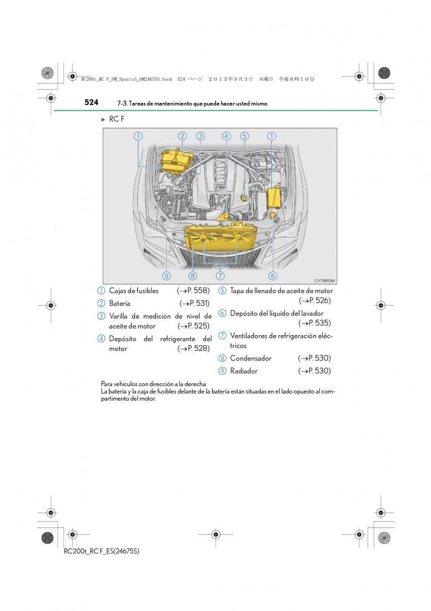 Lexus RC manual del propietario / page 524