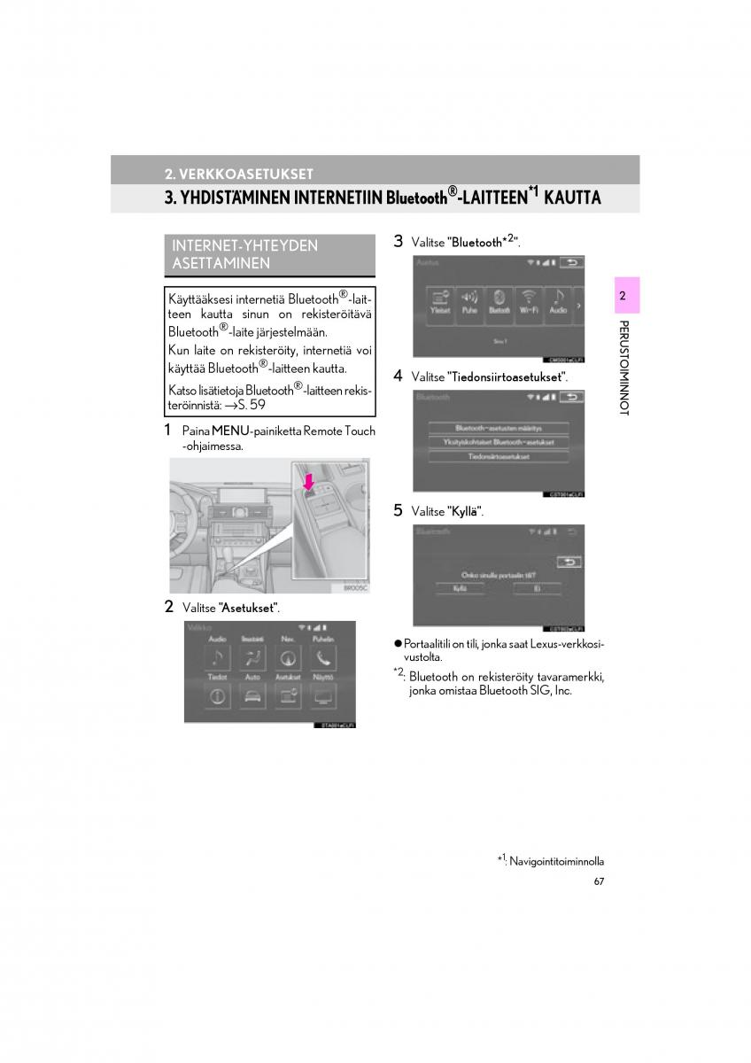 Lexus RC omistajan kasikirja / page 67