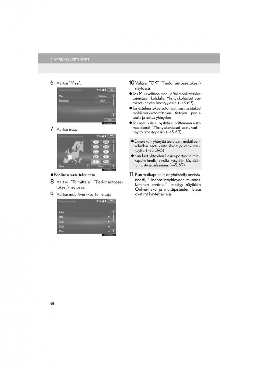 Lexus RC omistajan kasikirja / page 68