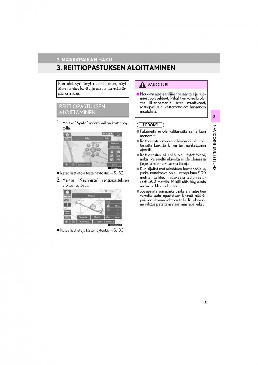 Lexus RC omistajan kasikirja / page 131