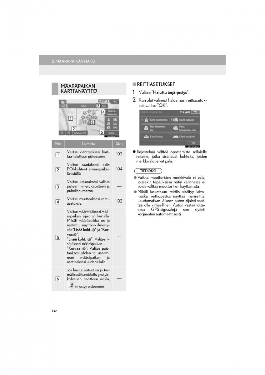 Lexus RC omistajan kasikirja / page 132