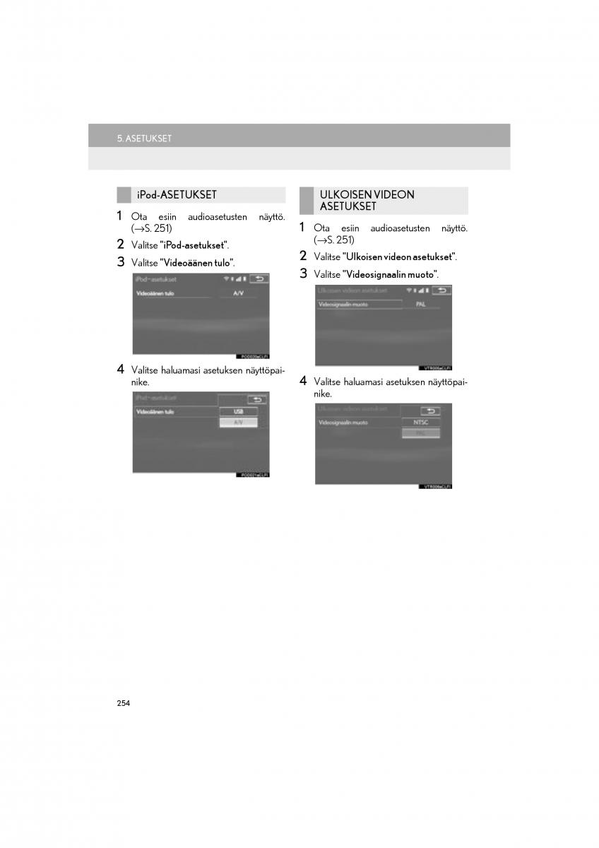 Lexus RC omistajan kasikirja / page 254