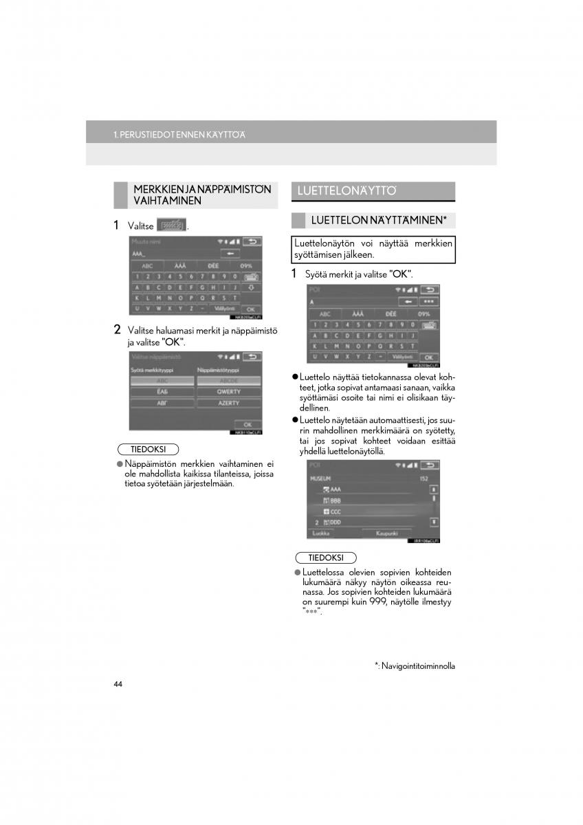 Lexus RC omistajan kasikirja / page 44