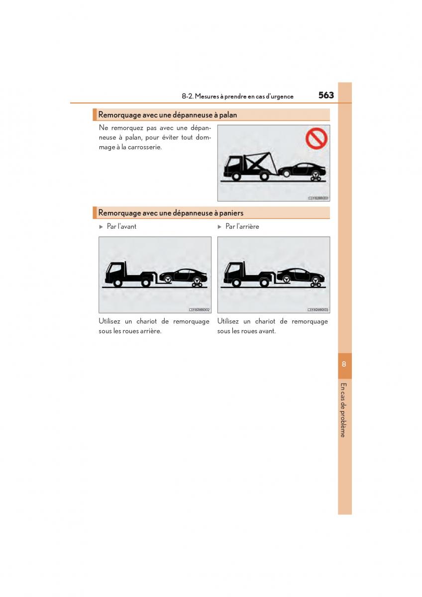 Lexus RC manuel du proprietaire / page 565