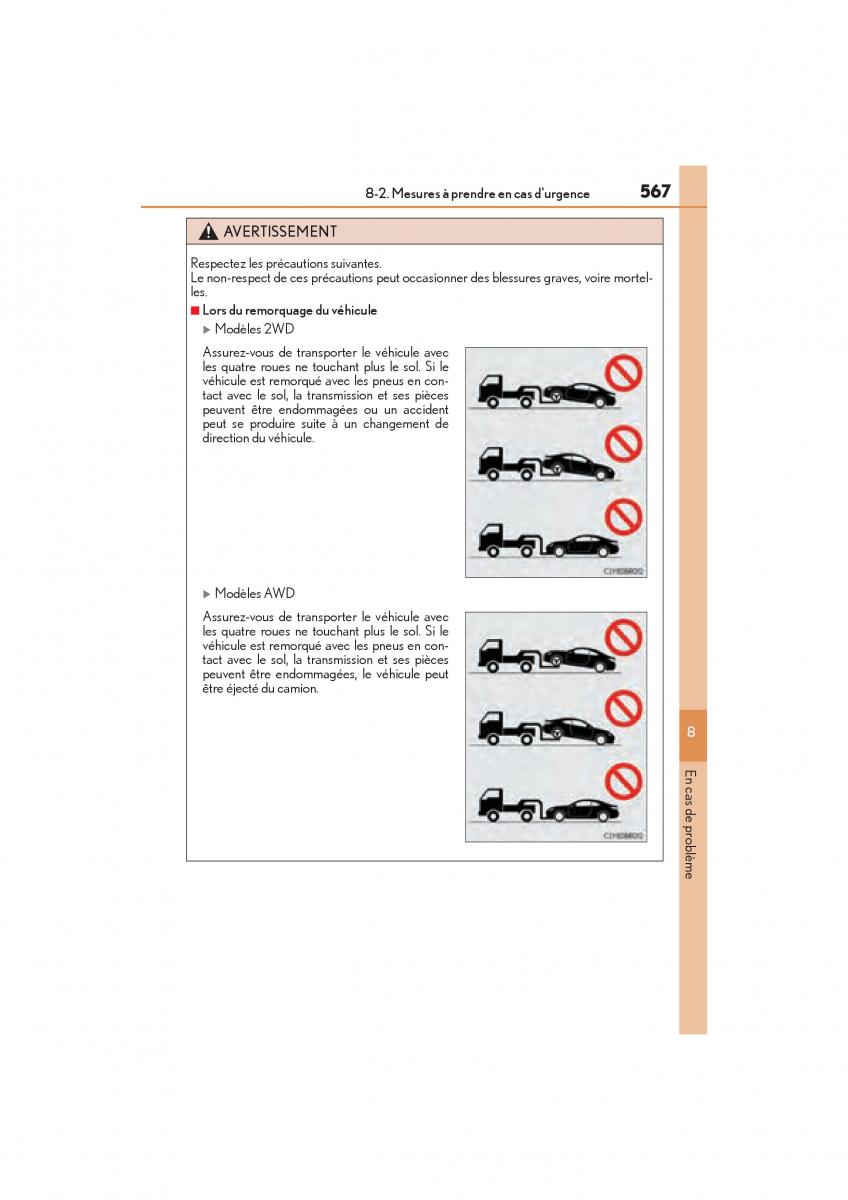 Lexus RC manuel du proprietaire / page 569