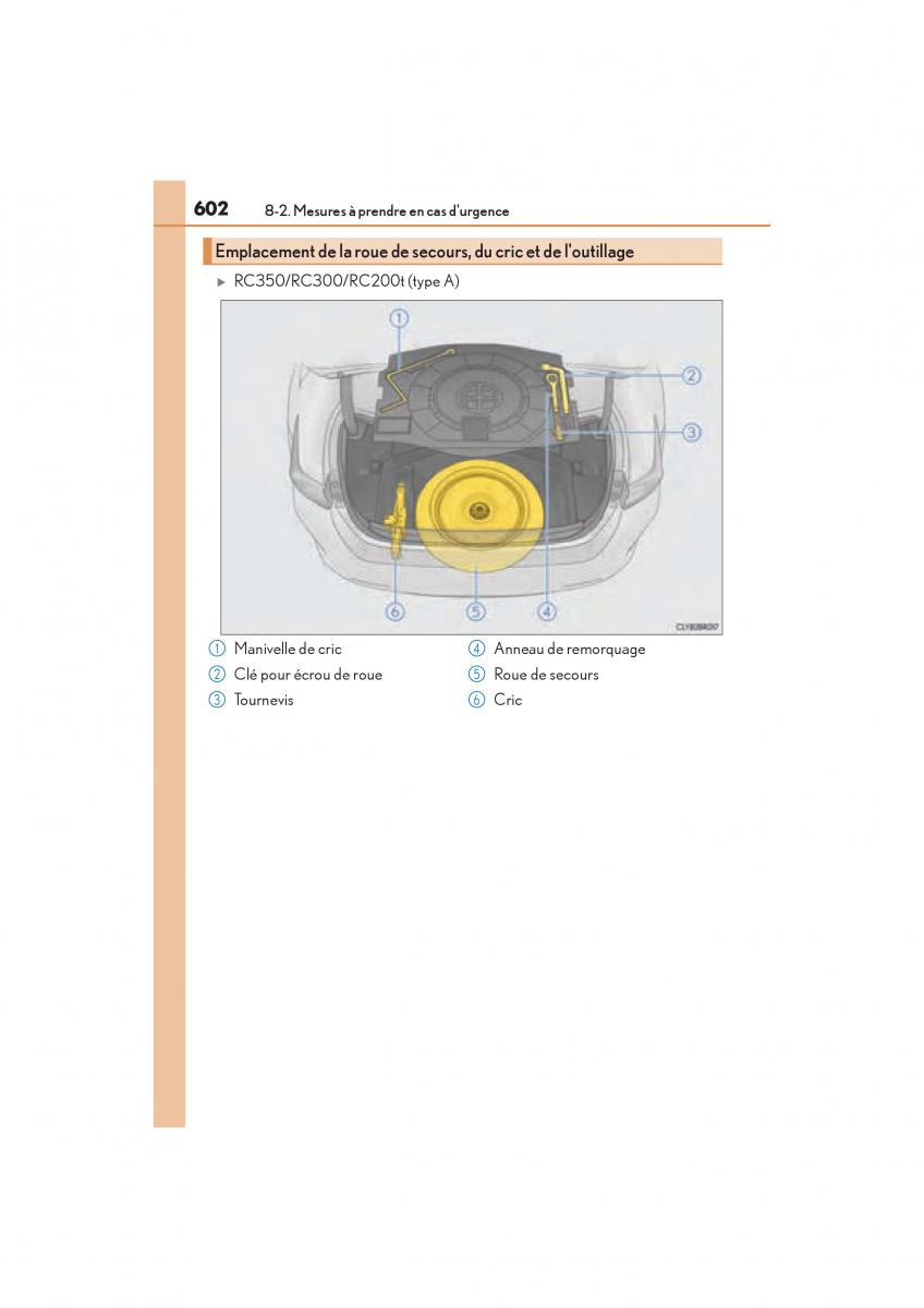 Lexus RC manuel du proprietaire / page 604