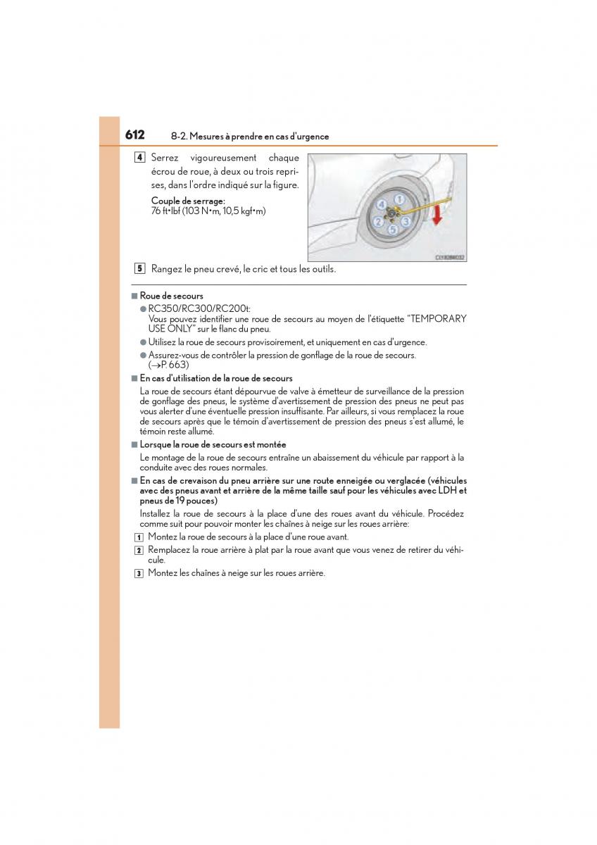 Lexus RC manuel du proprietaire / page 614
