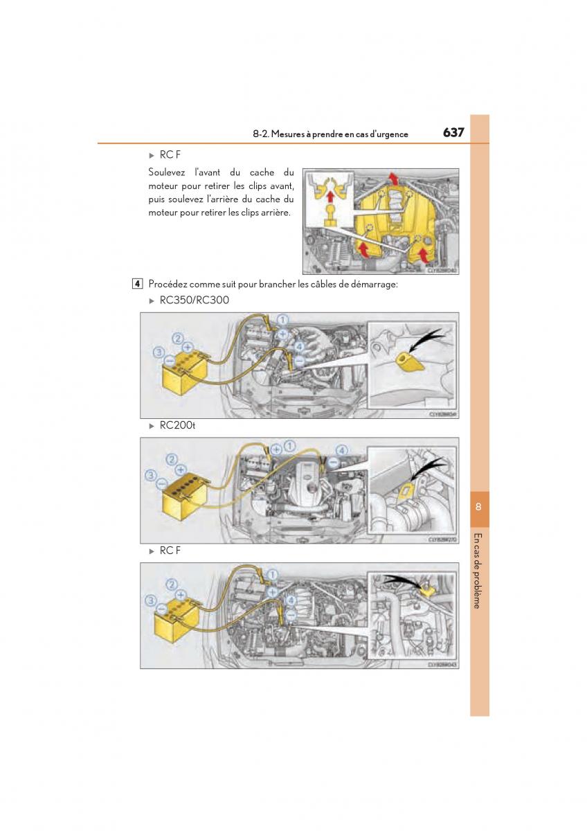 Lexus RC manuel du proprietaire / page 639