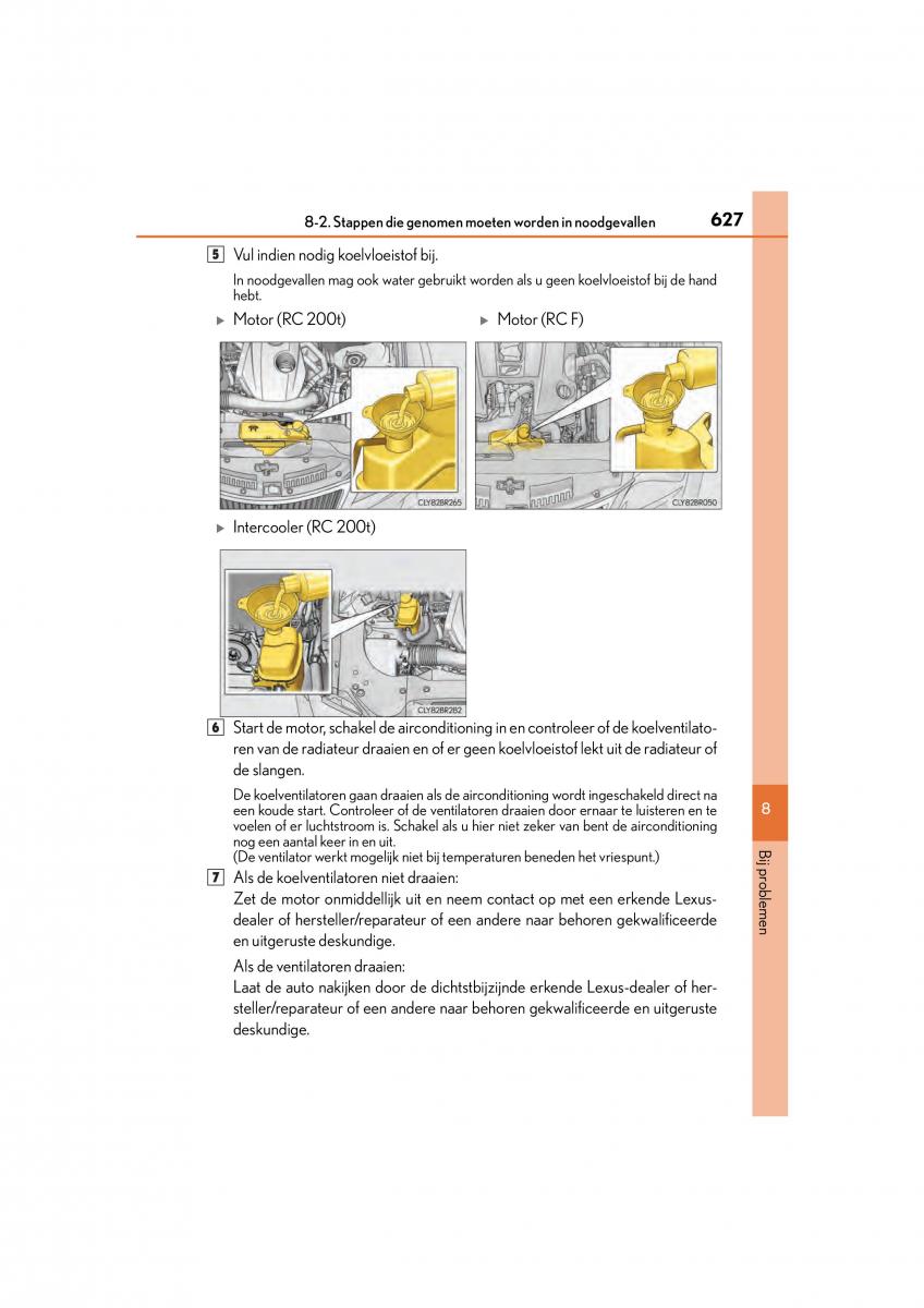 Lexus RC handleiding / page 627