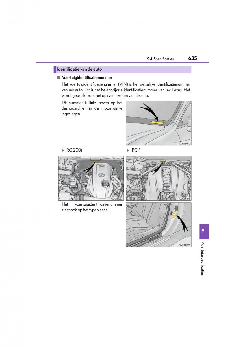 Lexus RC handleiding / page 635