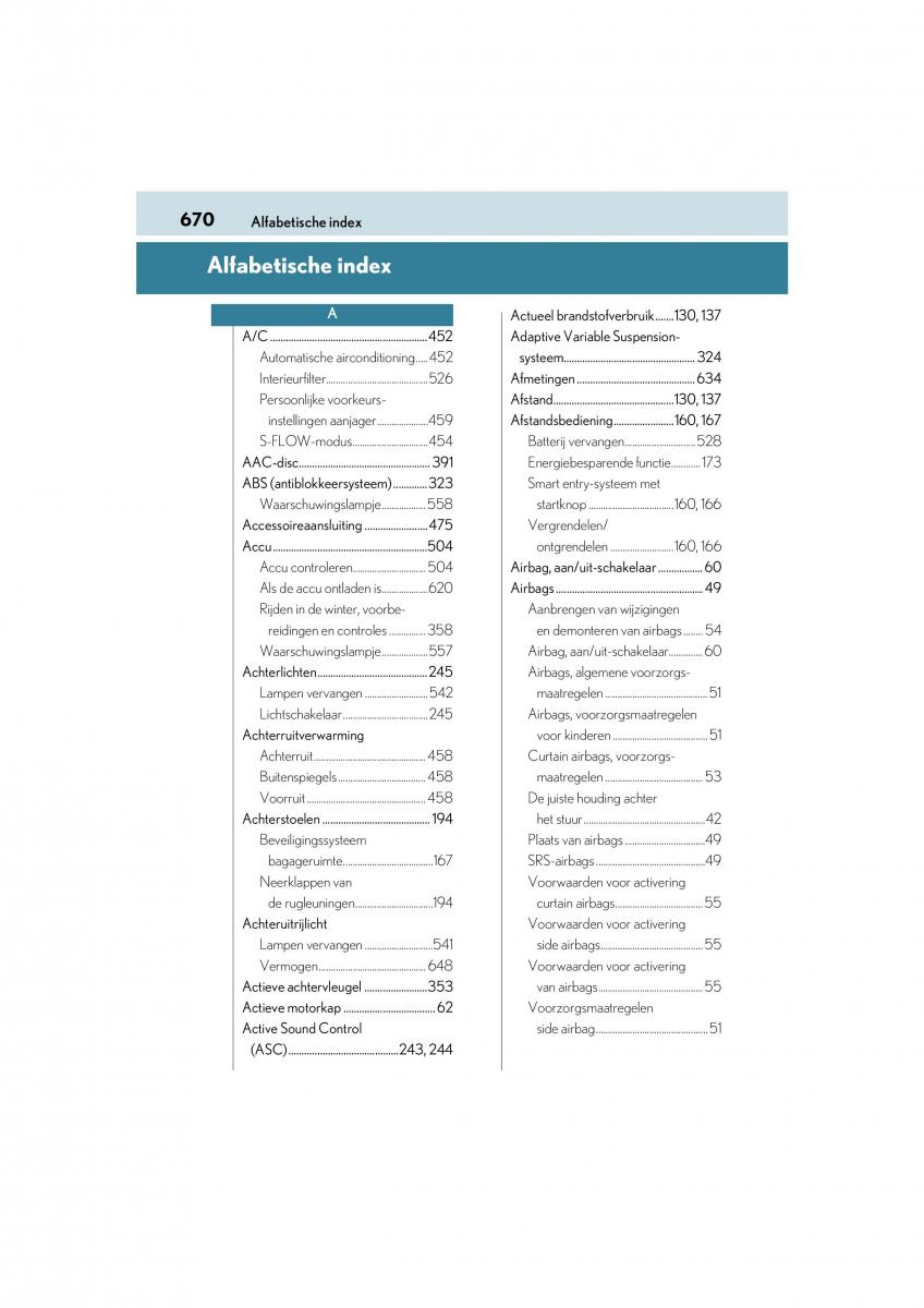 Lexus RC handleiding / page 670