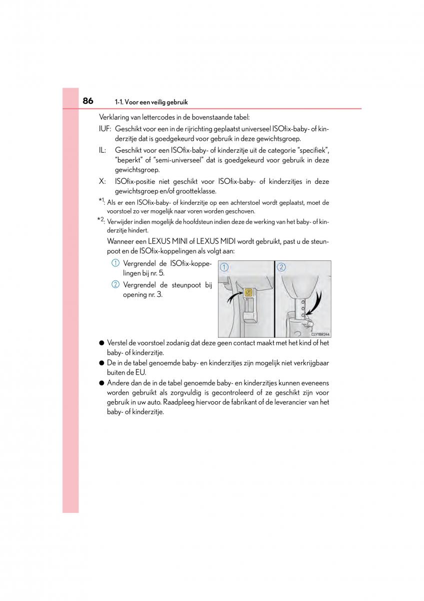 Lexus RC handleiding / page 86