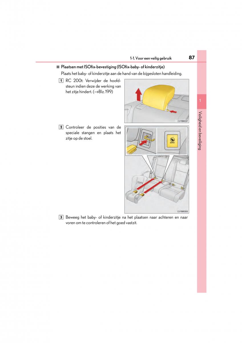 Lexus RC handleiding / page 87