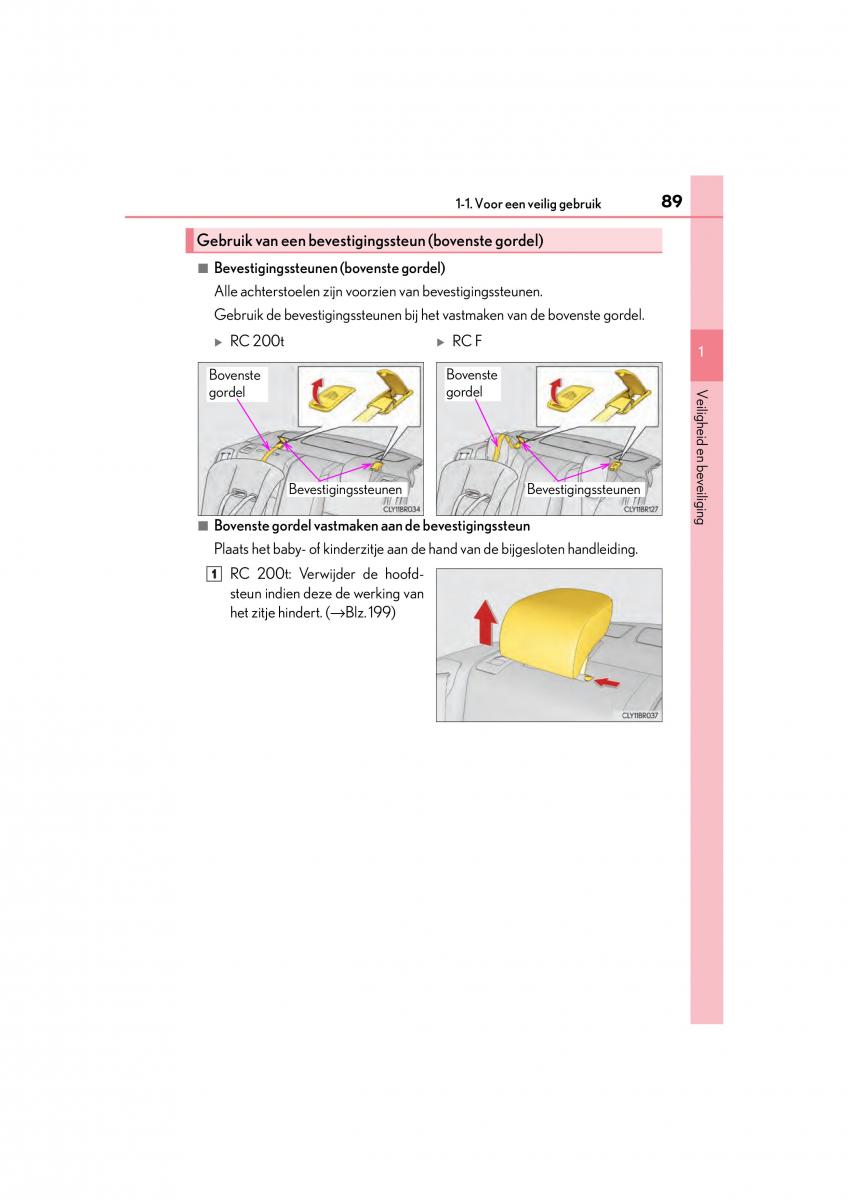 Lexus RC handleiding / page 89