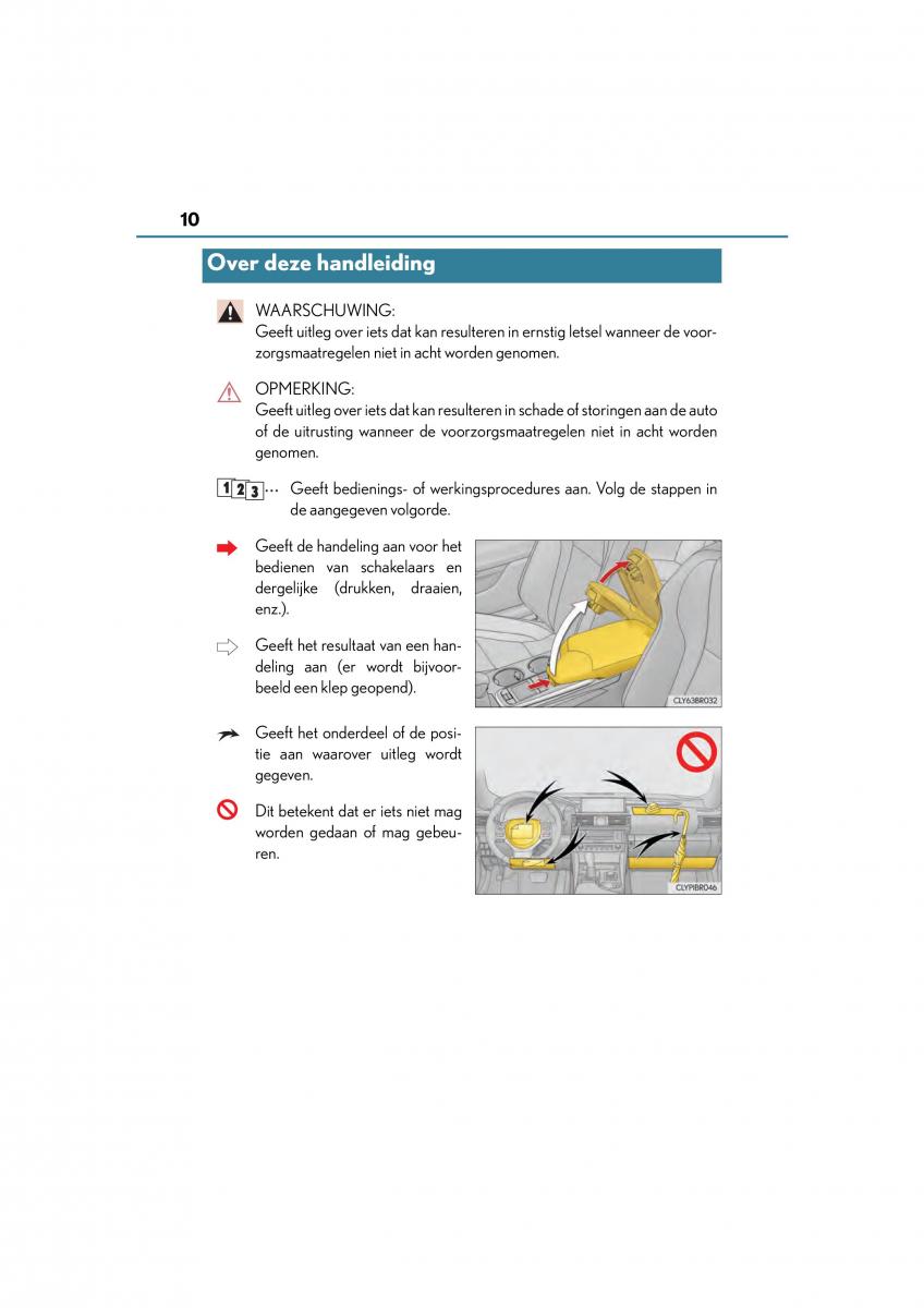 Lexus RC handleiding / page 10