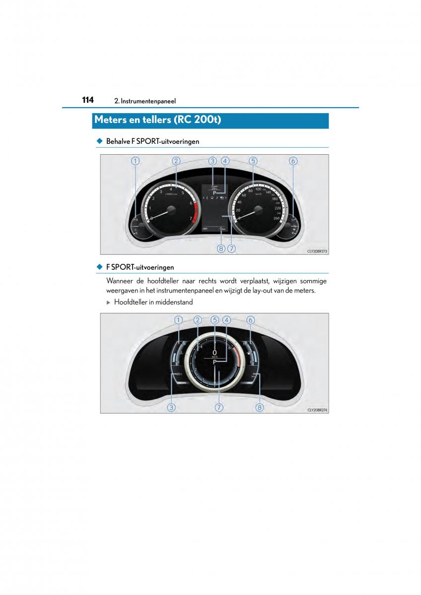 Lexus RC handleiding / page 114