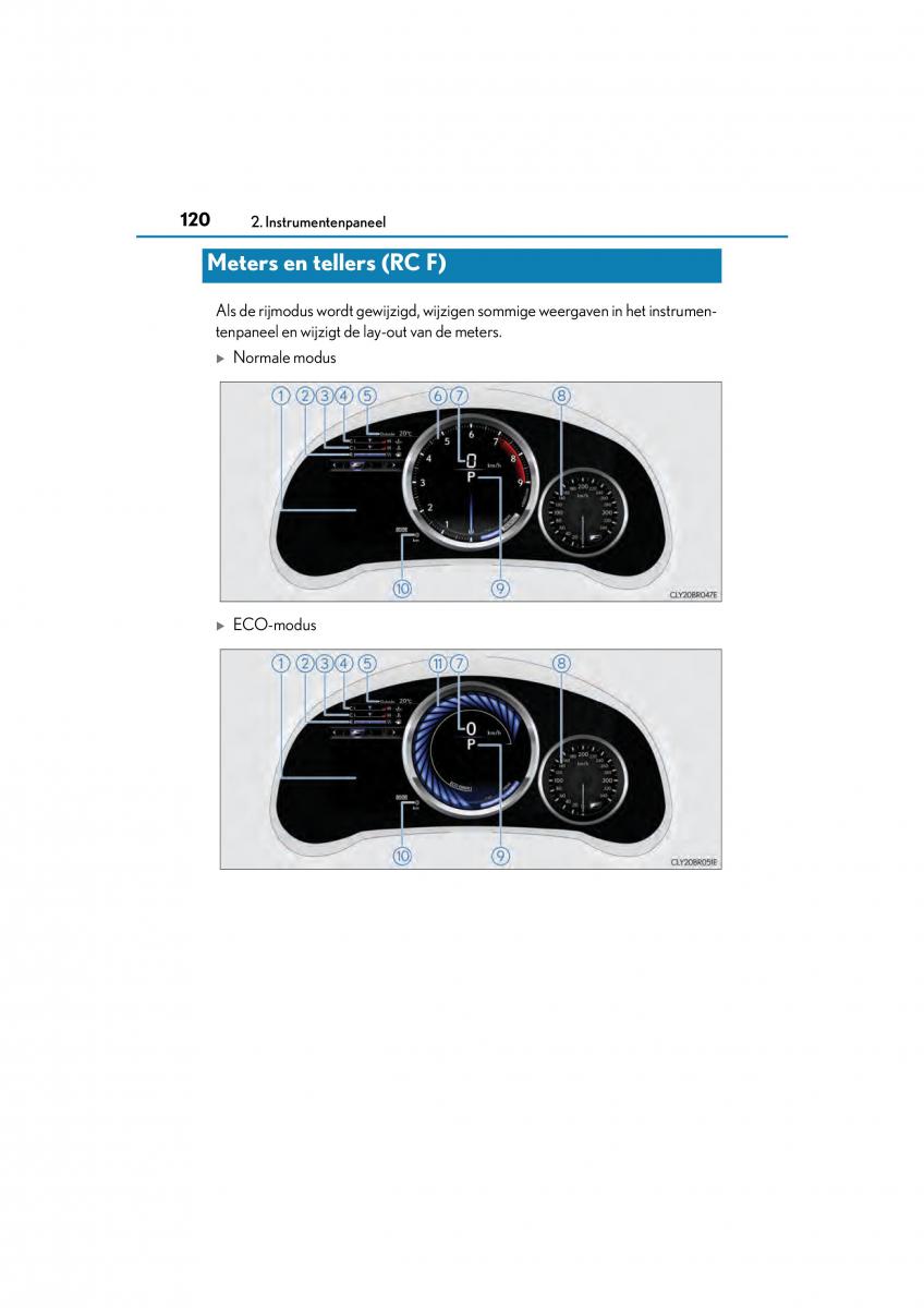 Lexus RC handleiding / page 120