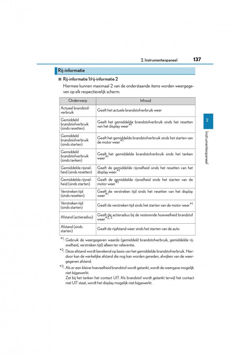 Lexus RC handleiding / page 137