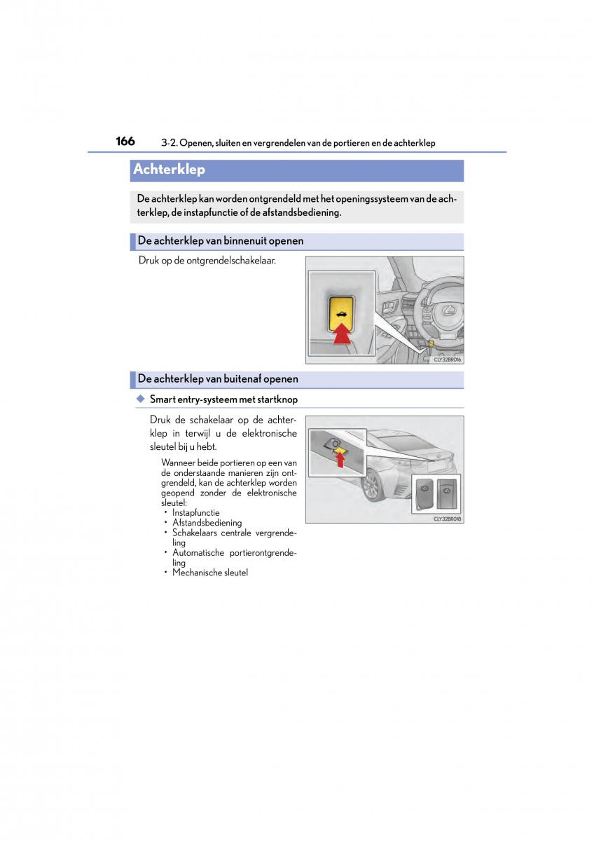 Lexus RC handleiding / page 166
