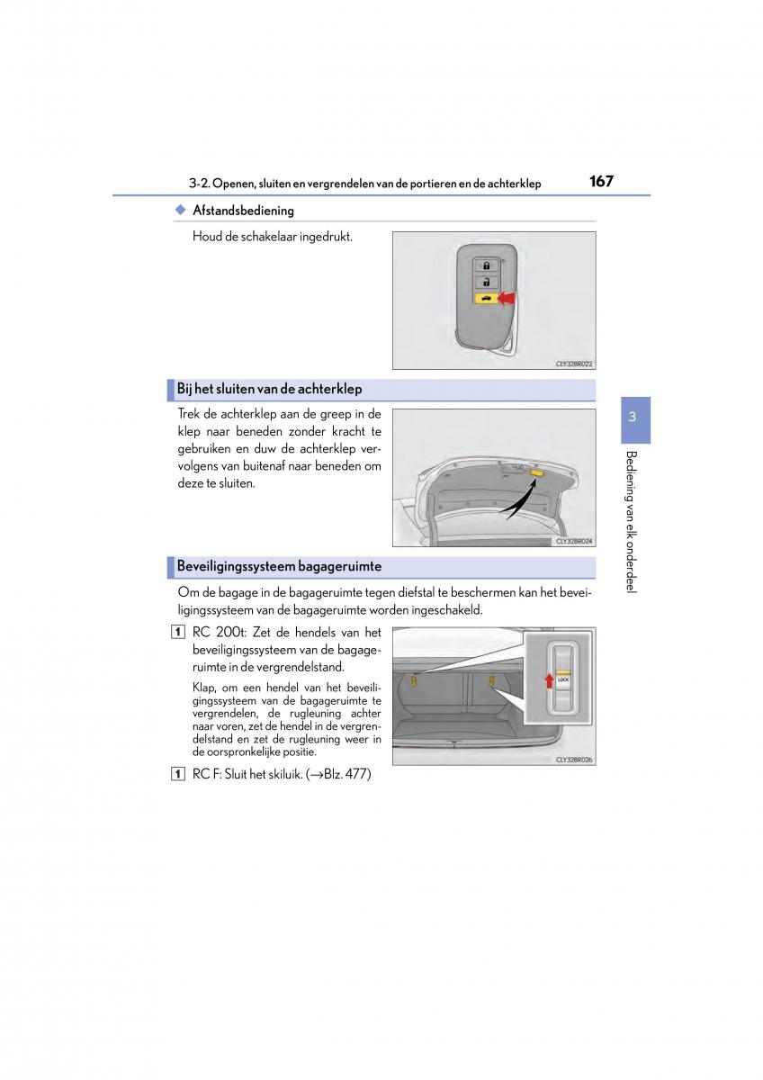 Lexus RC handleiding / page 167