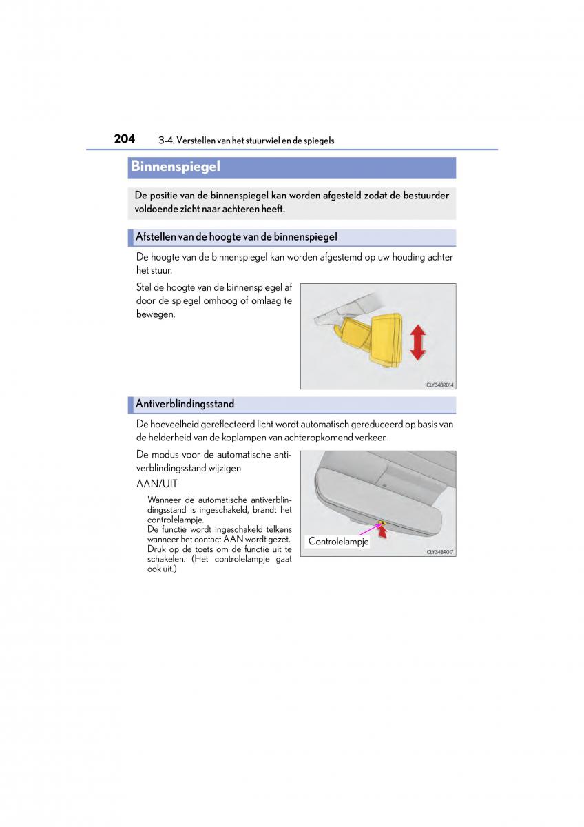 Lexus RC handleiding / page 204