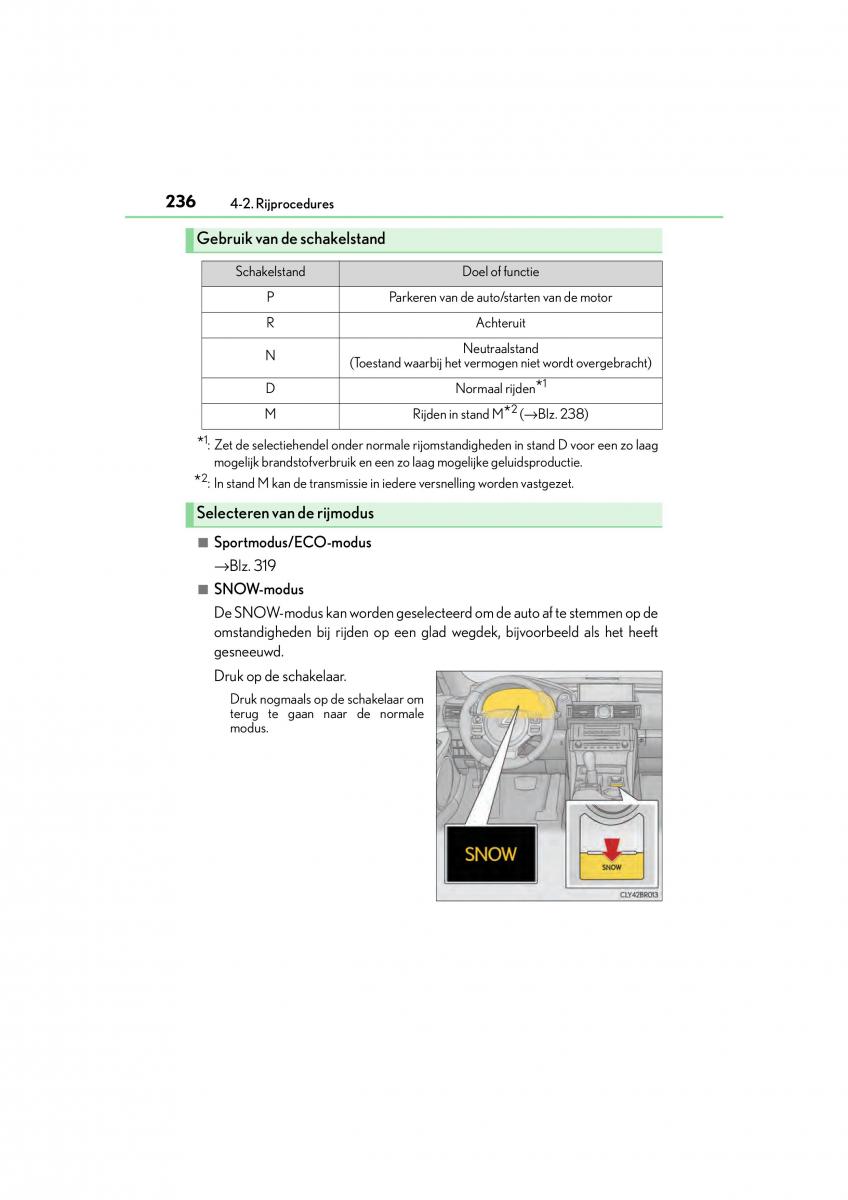 Lexus RC handleiding / page 236