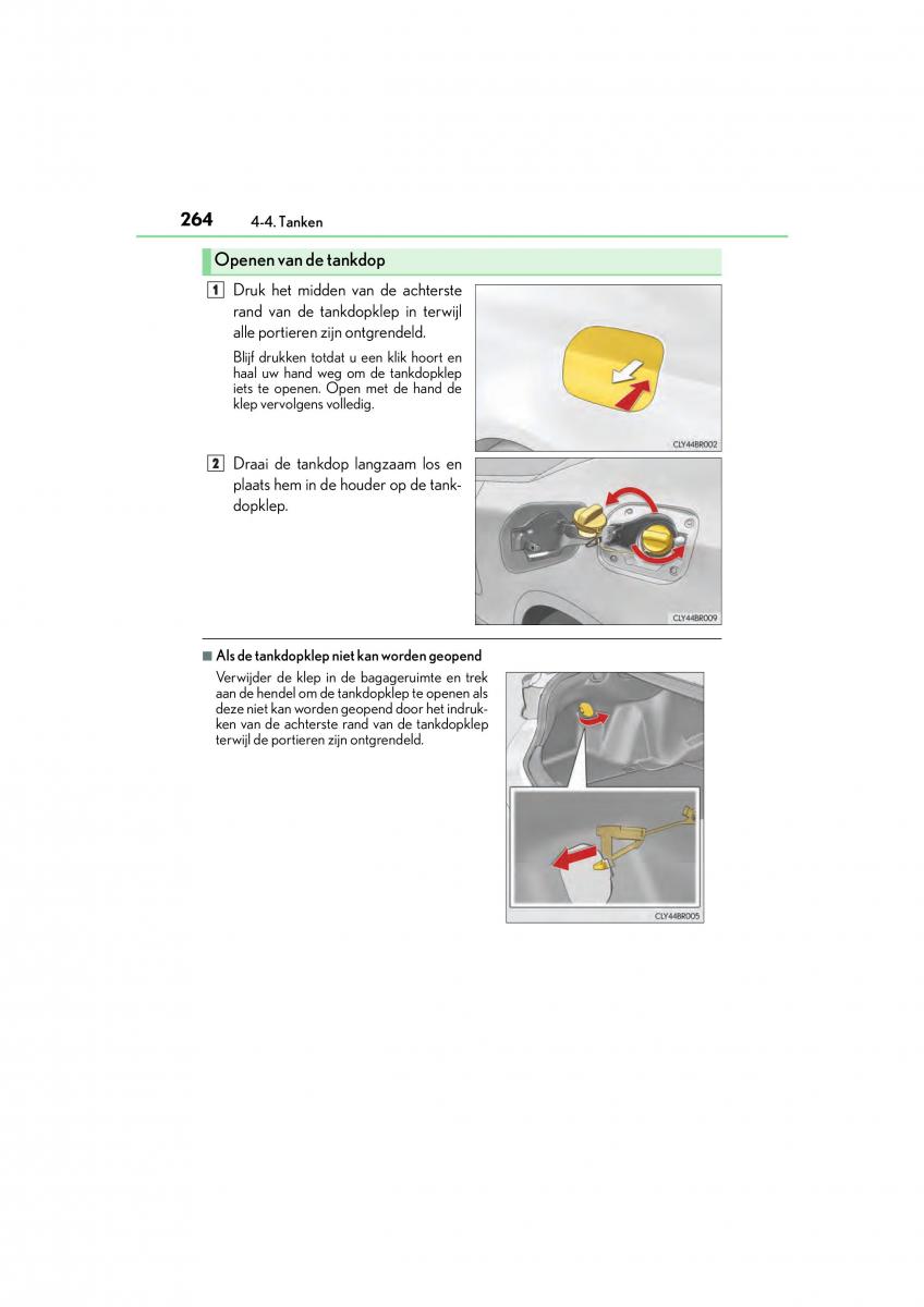 Lexus RC handleiding / page 264