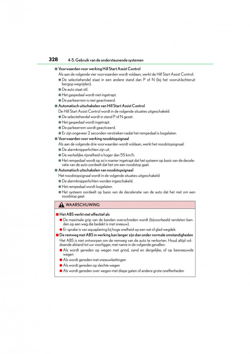 Lexus RC handleiding / page 328