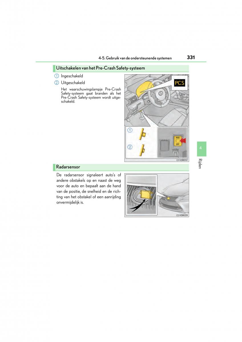 Lexus RC handleiding / page 331