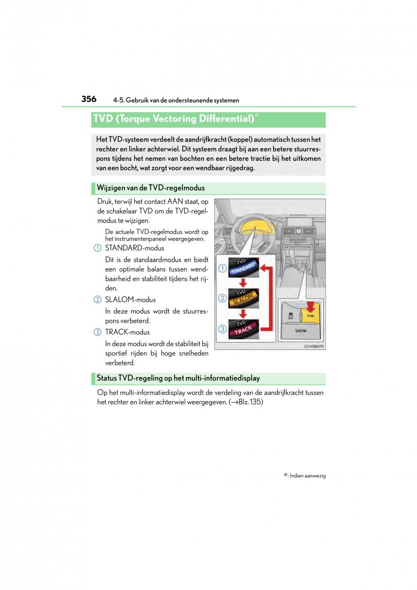 Lexus RC handleiding / page 356