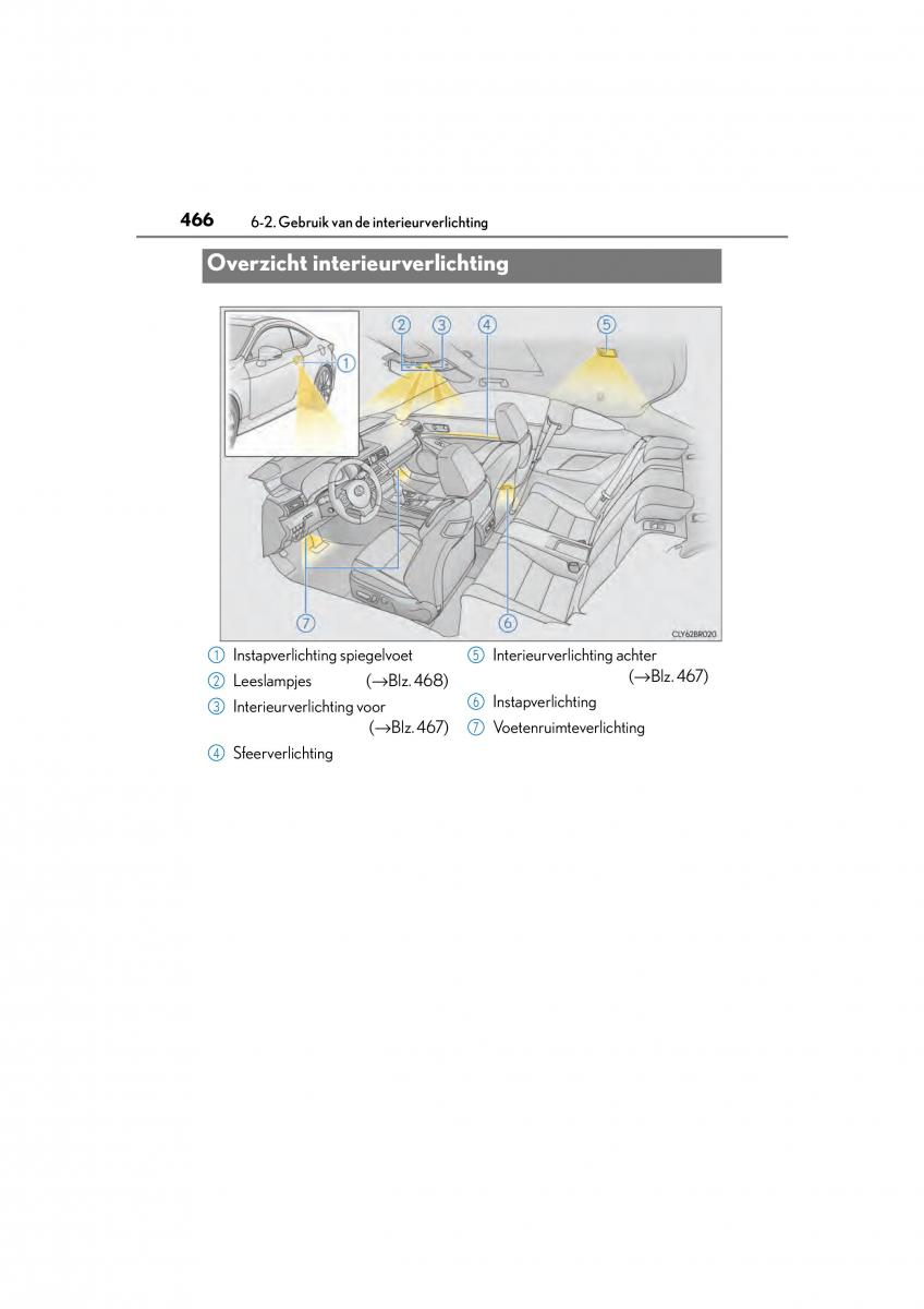 Lexus RC handleiding / page 466