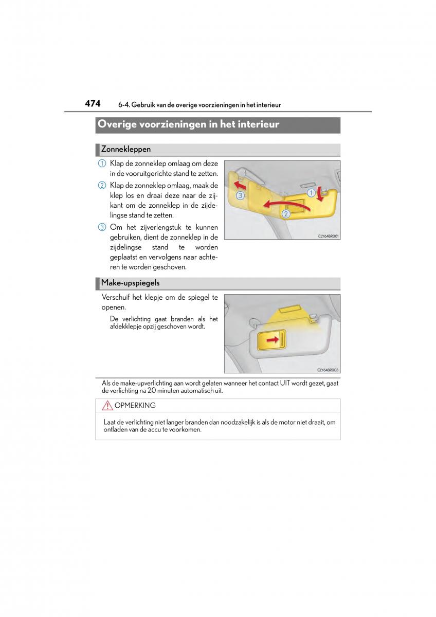 Lexus RC handleiding / page 474